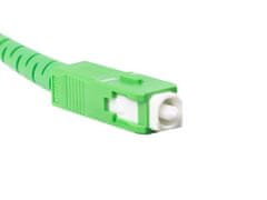 Lanberg optični povezovalni kabel SM SC/APC-SC/APC simplex 40m LSZH G657A2 premer 3mm, barva bela