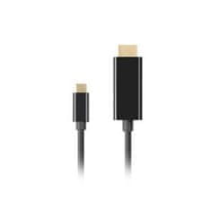 Roline Lanberg Kabel USB-C(M)-&gt;HDMI(M) 3m 4K 60Hz črn
