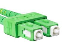 Lanberg optični povezovalni kabel SM SC/APC-SC/APC duplex 1m LSZH G657A1 premer 3mm, rumena barva