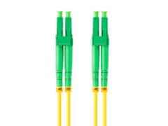 Lanberg optični povezovalni kabel SM LC/APC-LC/APC duplex 2m LSZH G657A1 premer 3mm, rumena barva