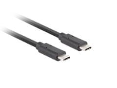 Lanberg USB-C M/M 3.1 GEN 2 kabel 1,8 m 10GB/S PD100W črn