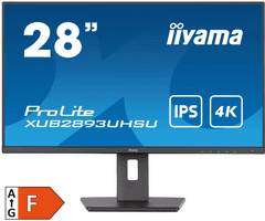 iiyama ProLite monitor, 71cm, UHD, IPS, LED, HDMI/DP, zvočniki (XUB2893UHSU-B5)