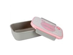 STARPAK Škatlica za zajtrk, lunchbox za sendviče s sliko mucka 17x14x6cm. 