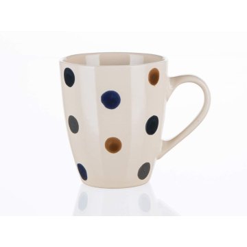 Banquet Keramični vrč DOTS 210 ml, komplet 10 kosov