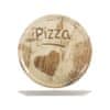 Napoli pizza krožnik, 6 kosov, srce, 33 cm