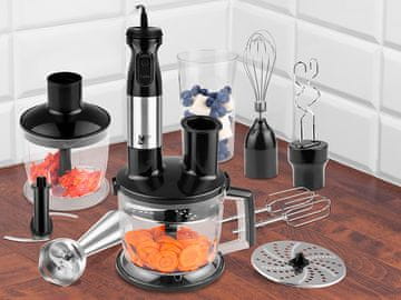 slomart LAFE MultiBlend Pro ročni multipraktik blender, 1000W, 0.7L, črna/srebrna/transparentna