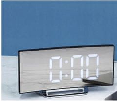 BP Europa SE digitalna LED ura, alarm, termometer, učinek ogledala