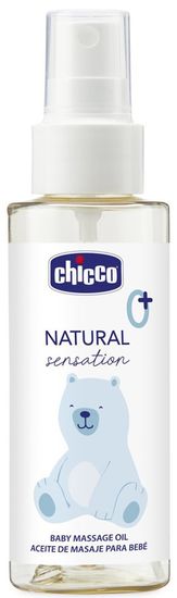 Chicco Natural Sensation masažno olje, 100ml, 0m+
