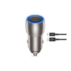 Polnilec za avto CC51 PD 40W 2xUSB-C + kabel 8-pin Lightning