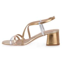 Frau Sandali elegantni čevlji zlata 40 EU Laminato Fancy Metal