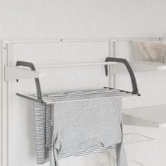 shumee Sušilnik perila 2 kosa 53x33x18 cm aluminij