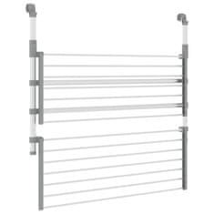 Vidaxl Sušilnik perila za balkon 89x25x(60-95) cm aluminij