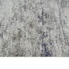 Greatstore Kuhinjska preproga pralna beton 60x300 cm žamet