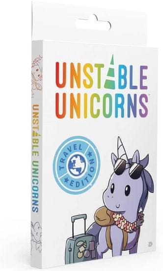 Asmodee igra s kartami Unstable Unicorns Travel Edition angleška izdaja