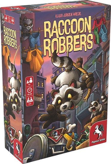 Pegasus družabna igra Raccoon Robbers angleška izdaja