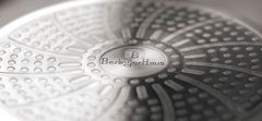 Berlingerhaus Berlinger Haus siva ponev za žar s kamnitim dotikom BH-6108, 28 cm, s pokrovom