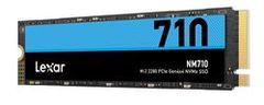 Lexar SSD NM710 PCle Gen4 M.2 NVMe - 500 GB (branje/pisanje: 5000/2600 MB/s)