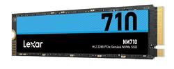 Lexar SSD NM710 PCle Gen4 M.2 NVMe - 500 GB (branje/pisanje: 5000/2600 MB/s)