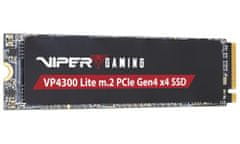 Patriot VIPER VP4300 Lite 1TB SSD / Notranji / M.2 PCIe Gen4 x4 NVMe / 2280 / DRAMLESS