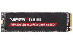 Patriot VIPER VP4300 Lite 2TB SSD / notranji / M.2 PCIe Gen4 x4 NVMe / 2280 / DRAMLESS