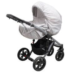 NEW BABY Prevleka za voziček z odsevnim elementom Basic siva