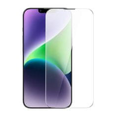 BASEUS kaljeno steklo corning za iphone 13 pro max/14 plus s protiprašnim filtrom