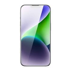 BASEUS kaljeno steklo corning za iphone 13 pro max/14 plus s protiprašnim filtrom
