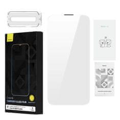 BASEUS 0,4 mm corning hd kaljeno steklo za iphone 13/13 pro/14 + komplet za čiščenje