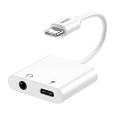 REMAX usb-c na usb-c, dodatni 3,5-milimetrski adapter, rl-la11 (bela) - Odprta embalaža