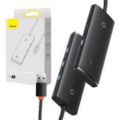 BASEUS 4-portno vozlišče USB USB-c 25cm (25cm)