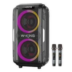 W-King Brezžični zvočnik Bluetooth W-KING T9 Pro 120W (črn)