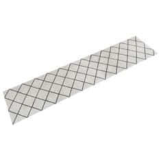 Vidaxl Kuhinjska preproga pralna kvadrati 60x300 cm žamet