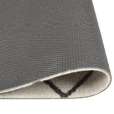 Vidaxl Kuhinjska preproga pralna kvadrati 60x180 cm žamet