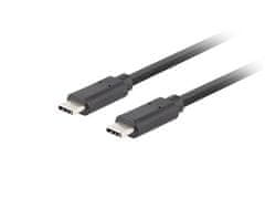 Lanberg USB-C M/M 3.1 GEN 2 kabel 1,8 m 10GB/S PD100W črn