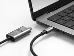 Linq USB-C v HDMI 2.1 kabel, M/M, 8K 60Hz, 4K 120Hz, HDR, 2 m, pleten