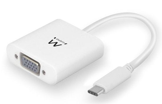 Ewent EC1050 USB-C v VGA adapter, 1080p 60Hz, bel