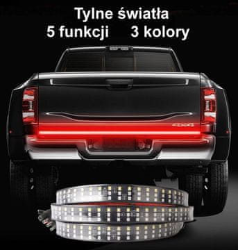 shumee LED luči za zavoro, zadnjo, vzvratno in smerno utripalko 1,5 m