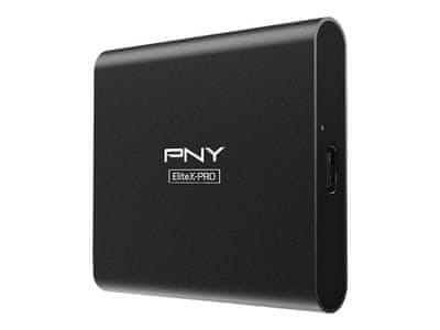 PNY EliteX-PRO zunanji SSD disk, 500 GB, Type-C USB 3.2 Gen2 NVMe 