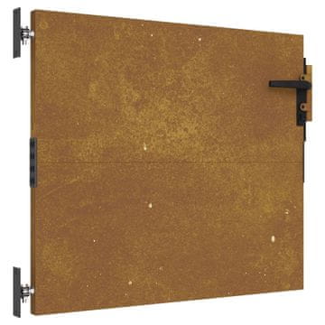 Vidaxl Vrtna vrata 85x75 cm kortensko jeklo