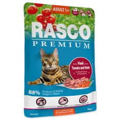 RASCO PREMIUM Kapsička Cat Pouch Adult, Veal, Hearbs 85 g
