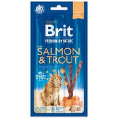 Brit BRIT Premium by Nature Cat Sticks with Salmon & Trout 3 ks