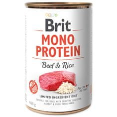 Brit Konzerva BRIT Mono Protein Beef & Brown Rice 400 g