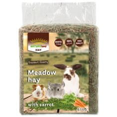 NATURE LAND Seno Meadow Hay s mrkví 0,65 kg