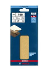 BOSCH Professional EXPERT C470 brusni papir z 8 luknjami, 80 x 133 mm, G 40, 10 kosov (2608900877)