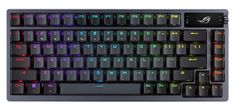 ROG Azoth Wireless tipkovnica, PBT, OLED, RGB, USB, ROG NX rdeča