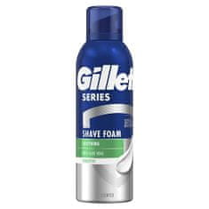 Gillette Pomirjujoča pena za britje Series Sensitiv e Aloe Vera (Soothing Shave Foam) 200 ml