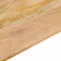 Greatstore Jedilna miza 112x52x76 cm trden mangov les