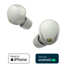 Sony WF1000XM5S.CE7 brezžične slušalke, srebrne