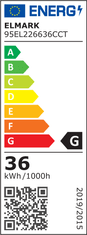 ELMARK stropna LED svetilka 36W IP40 CCT TUYA