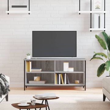 Vidaxl vidaXL TV stojalo, sivo, hrast sonoma, 100x40x50 cm